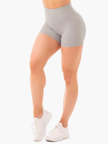 Grey Ryderwear Women Shorts NKD High Waisted Women's Shorts | AU2194DN