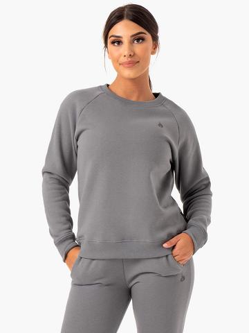 Grey Ryderwear Women Sweaters Adapt Boyfriend Women's Sweaters | AU2630OR