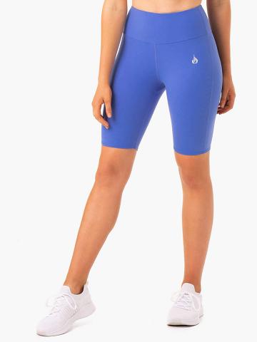 Iris Blue Ryderwear Women Shorts Staples Scrunch Bum Bike Women's Shorts | AU2125CE