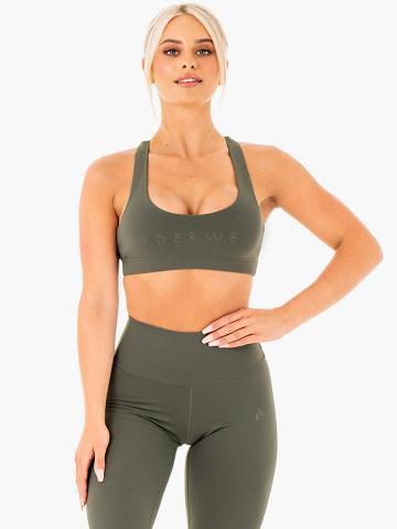 Khaki Ryderwear Women Sports Bra Motion Women's Sports Bra | AU2317OR