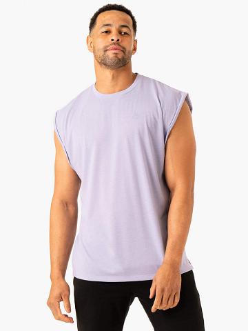 Lavender Ryderwear Men Tanks Heritage Wide Cut Tank Men's Tanks | AU1129FM