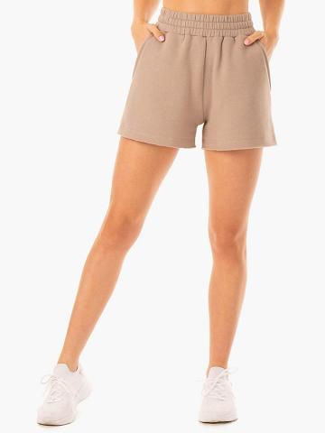 Mushroom Ryderwear Women Shorts Elevate Track Women's Shorts | AU2153BC