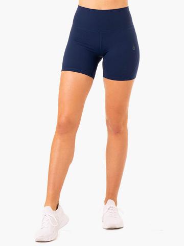 Navy Ryderwear Women Shorts NKD Align Women's Shorts | AU2186TV