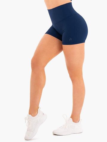 Navy Ryderwear Women Shorts NKD High Waisted Women's Shorts | AU2210EX