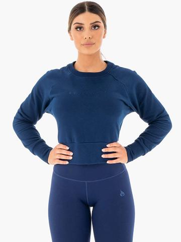 Navy Ryderwear Women Sweaters Motion Women's Sweaters | AU2615VD