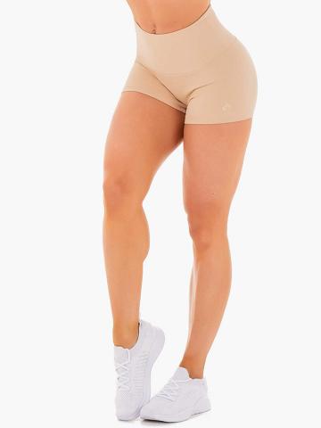 Nude Ryderwear Women Shorts Adapt High Waisted Scrunch Women's Shorts | AU2179BC