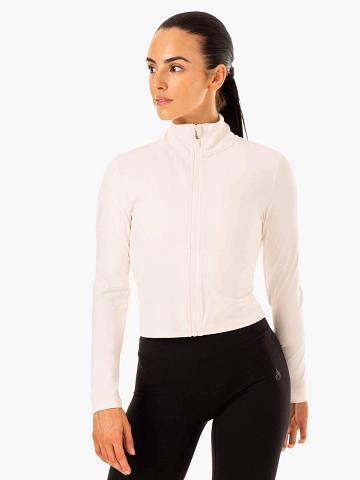 Off White Ryderwear Women Jackets NKD Refine Women's Jackets | AU1714QZ