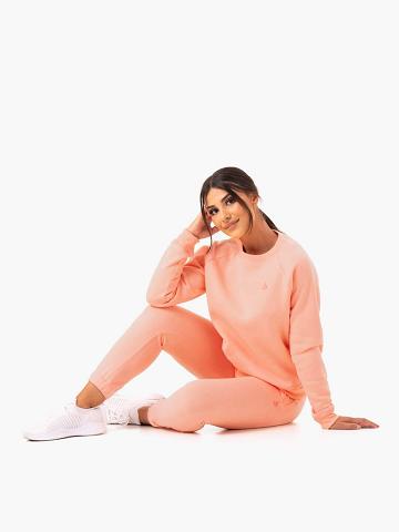 Peach Ryderwear Women Sweaters Adapt Boyfriend Women's Sweaters | AU2588BC