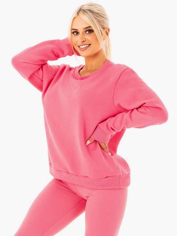 Pink Lemonade Ryderwear Women Sweaters Motion Oversized Women's Sweaters | AU2610WY