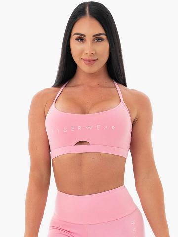 Pink Ryderwear Women Sports Bra Staples Women's Sports Bra | AU2557EX