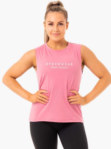 Pink Ryderwear Women Tanks Ladies Baller Women's Tanks | AU2980FM