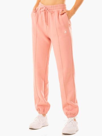 Pink Ryderwear Women Track Pants Revival High Waisted Women's Track Pants | AU3073PQ