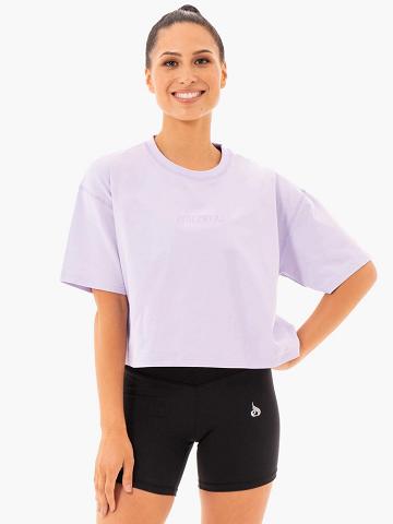 Purple Ryderwear Women T Shirts Studio Women's T Shirts | AU2701OR