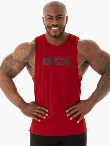 Red Ryderwear Men Tanks Base Baller Tank Men's Tanks | AU1068TV