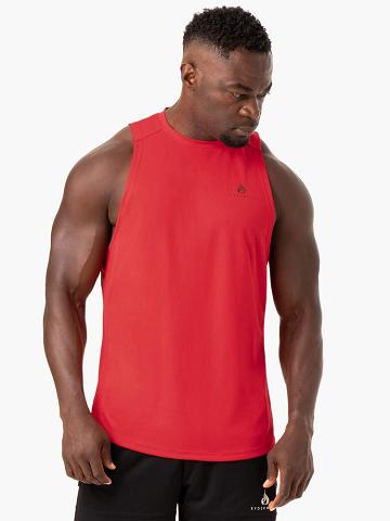 Red Ryderwear Men Tanks Lift Mesh Baller Tank Men's Tanks | AU1143WY