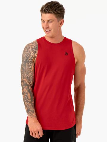 Red Ryderwear Men Tanks Optimal Mesh Tank Men's Tanks | AU1154DN