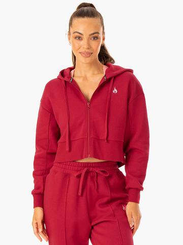 Red Ryderwear Women Jackets Revival Zip Up Women's Jackets | AU1707ZG