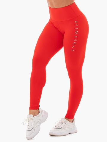 Red Ryderwear Women Leggings Staples Scrunch Bum Women's Leggings | AU1757KI