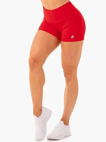 Red Ryderwear Women Shorts Staples Scrunch Bum Booty Women's Shorts | AU2013FM