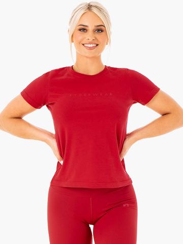 Red Ryderwear Women T Shirts Motion Women's T Shirts | AU2692JJ