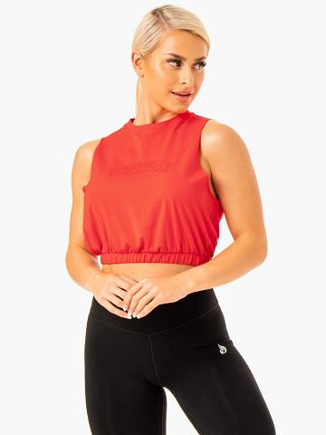 Red Ryderwear Women Tanks Boxer Muscle Women's Tanks | AU2924NB