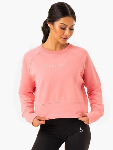 Rose Pink Ryderwear Women Sweaters Motion Women's Sweaters | AU2634TV