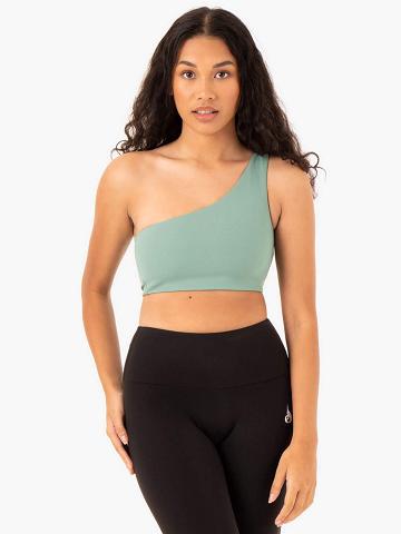 Sage Ryderwear Women Sports Bra Adapt One Shoulder Women's Sports Bra | AU2287WY