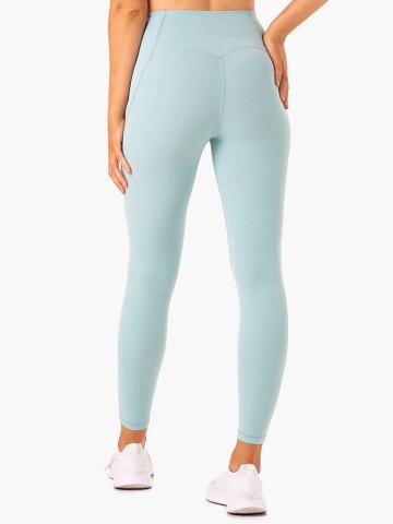 Seafoam Blue Ryderwear Women Leggings Sola High Waisted Women's Leggings | AU1872EX