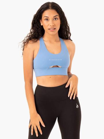 Sky Blue Ryderwear Women Sports Bra Focus Contour Women's Sports Bra | AU2337GL