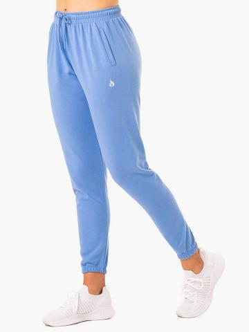 Sky Blue Ryderwear Women Track Pants Off-Duty Fleece Women's Track Pants | AU3061RW