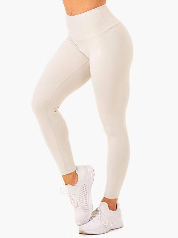 Snow Grey Ryderwear Women Leggings Vital High Waisted Scrunch Women's Leggings | AU1866VD