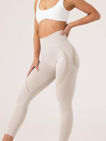 Stone Marl Ryderwear Women Leggings Sculpt Seamless Women's Leggings | AU1831FM