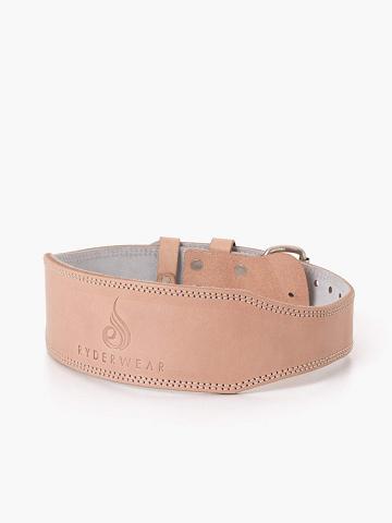 Tan Ryderwear Women Leather Lifting Belt Women's Accessories | AU3100OR