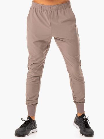 Taupe Ryderwear Men Track Pants Division Woven Joggers Men's Track Pants | AU1007CE