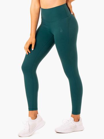 Teal Ryderwear Women Leggings NKD Align Women's Leggings | AU1758LH