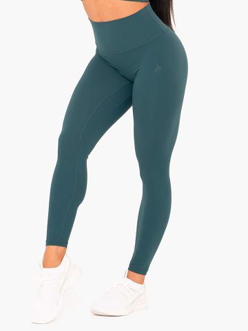 Teal Ryderwear Women Leggings NKD High Waisted Women's Leggings | AU1929IS