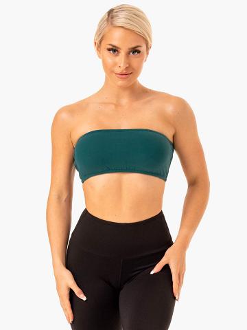 Teal Ryderwear Women Sports Bra Bandeau Women's Sports Bra | AU2424YU