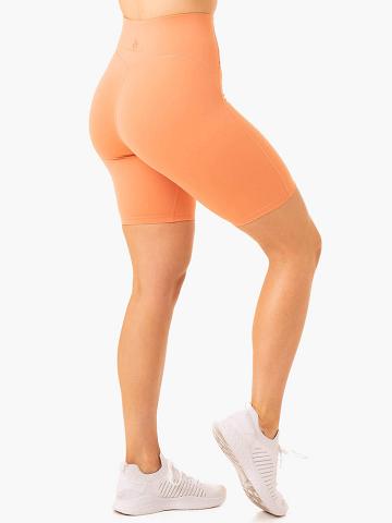 Terracotta Ryderwear Women Shorts NKD Frame High Waisted Bike Women's Shorts | AU2061PQ