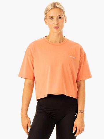 Terracotta Ryderwear Women T Shirts Edit Women's T Shirts | AU2760ZG