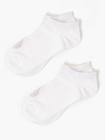 White Ryderwear Men Socks No Show Men's Socks | AU1561RW