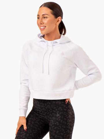 White Ryderwear Women Hoodie Ultra Pullover Women's Hoodie | AU1664EX