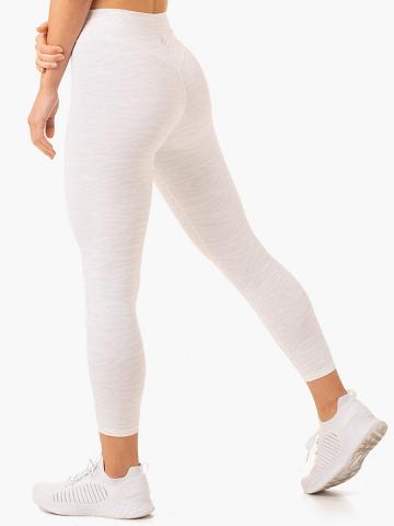 White Zebra Ryderwear Women Leggings Transform High Waisted Women's Leggings | AU1800OR